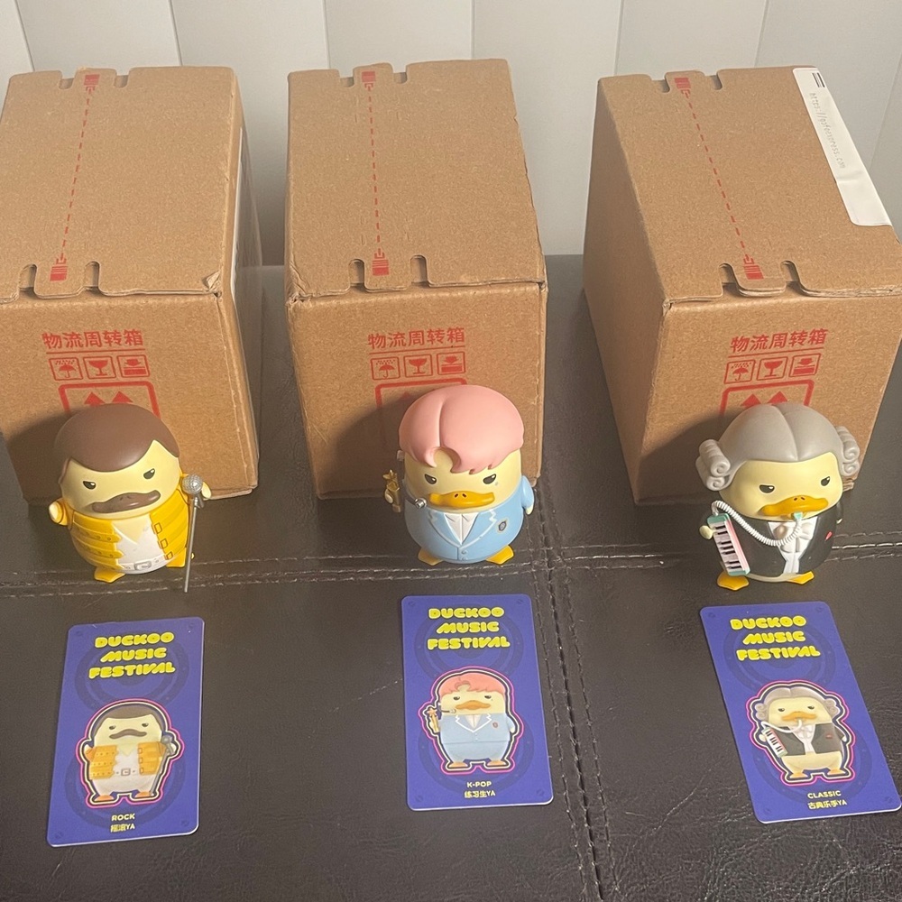 POP MART Duckoo Music Festival Series Sealed Confirmed Blind Box Set of 3